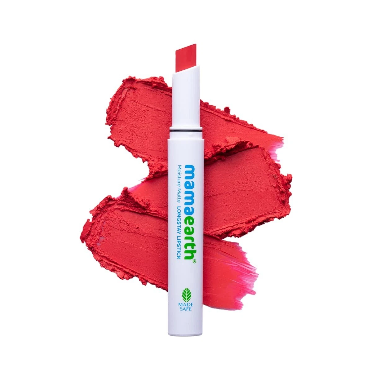 Mamaearth Moisture Matte Longstay Lipstick with Avocado Oil - Melon Red 2g