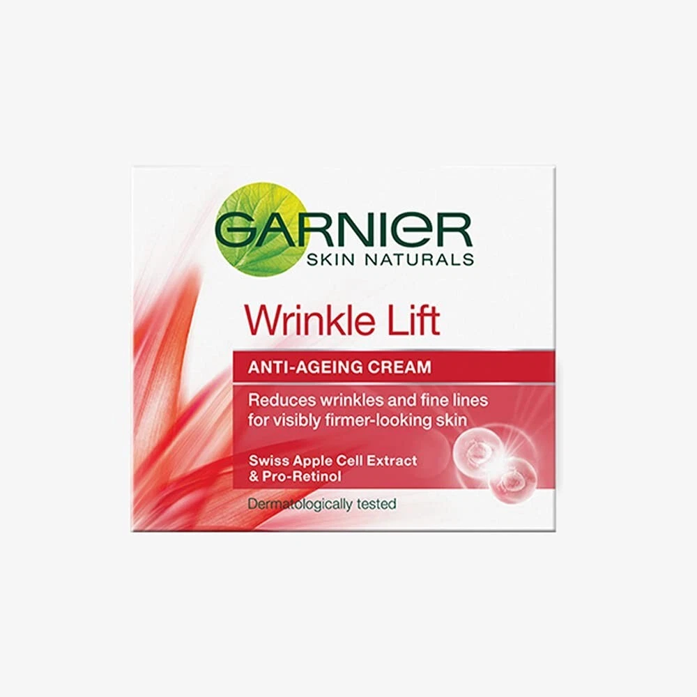 Garnier Wrinkle Lift Cream for Anti-Ageing Moisturizing, Forming & Smoothing 40g