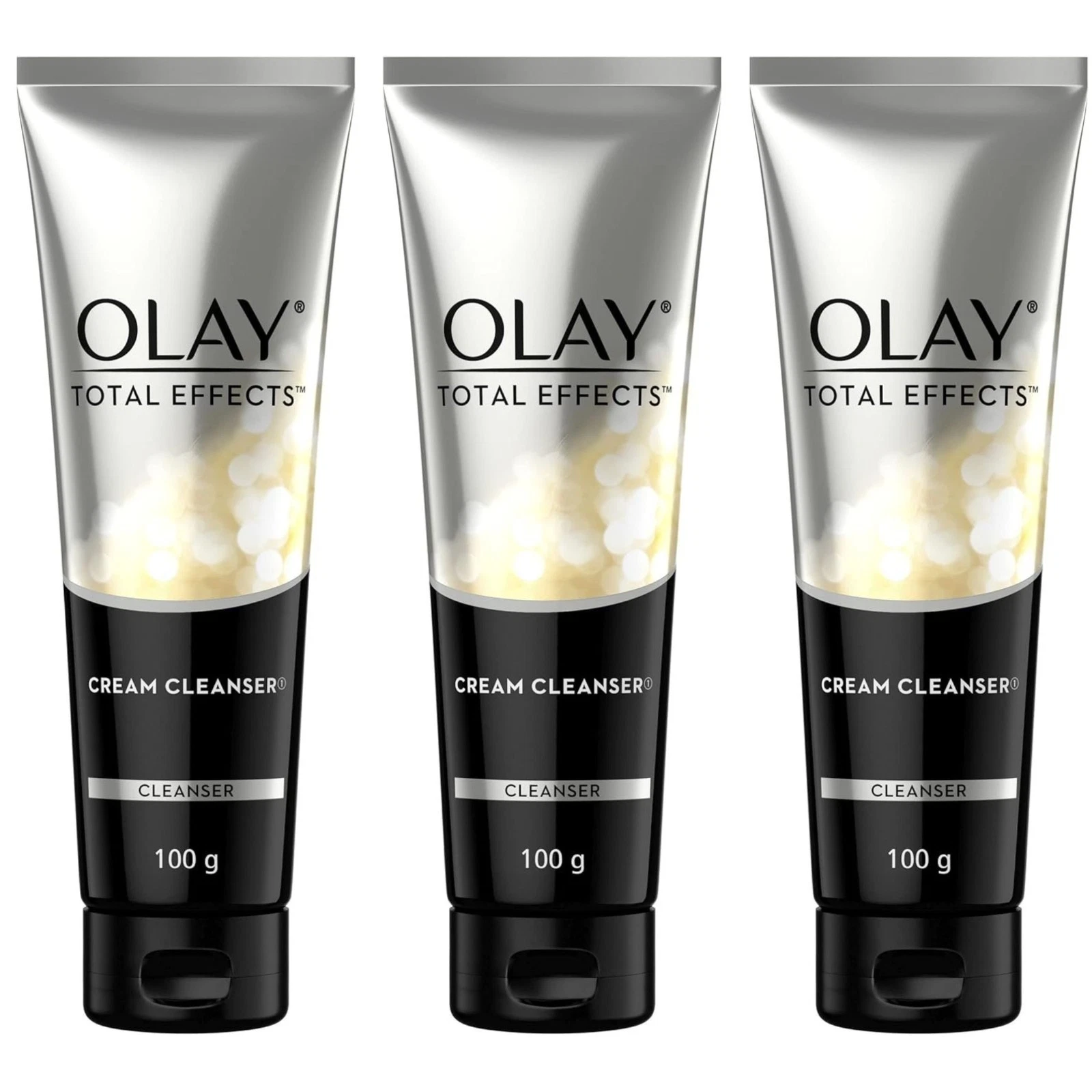 Olay Total Effects Foaming Cleanser Face Wash For Fresh and Younger Look 100gX 3