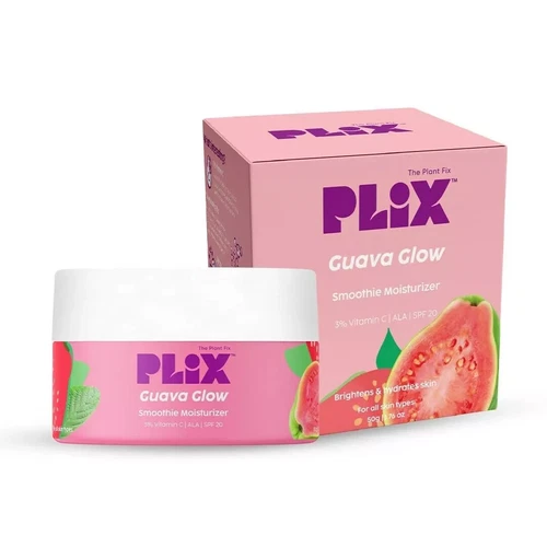 Plix Guava Glow Smoothie Moisturizer 3% Vitamin C SPF 20 - 50gm