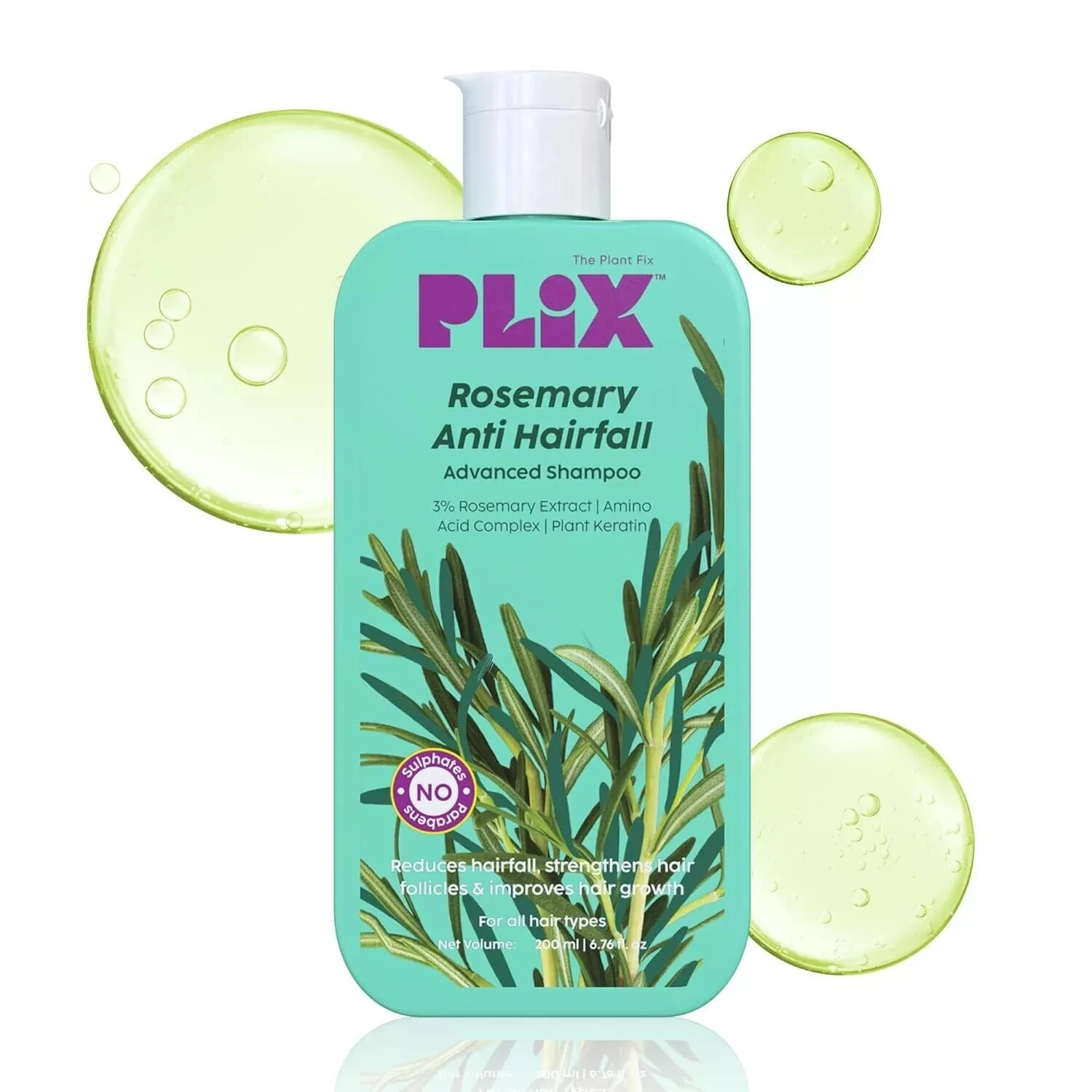 PLIX - THE PLANT FIX Rosemary Advanced Anti Hair Fall Shampoo 200ml