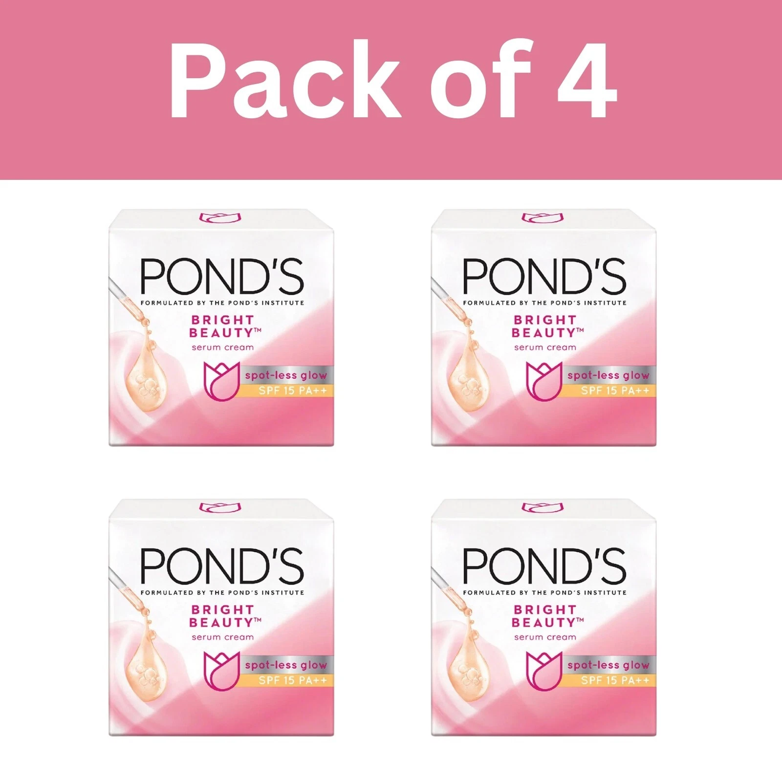 PONDS Bright Beauty Spot-less Glow SPF 15 PA Serum Cream For Glowing Skin 35g