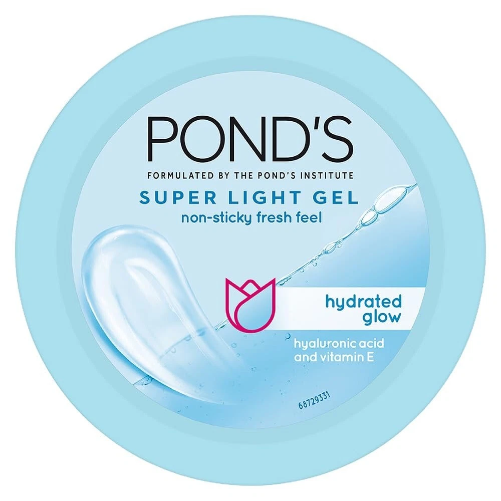 PONDS Super Light Gel Oil Free Face Moisturizer For Hydrated Glowing Skin 100ml