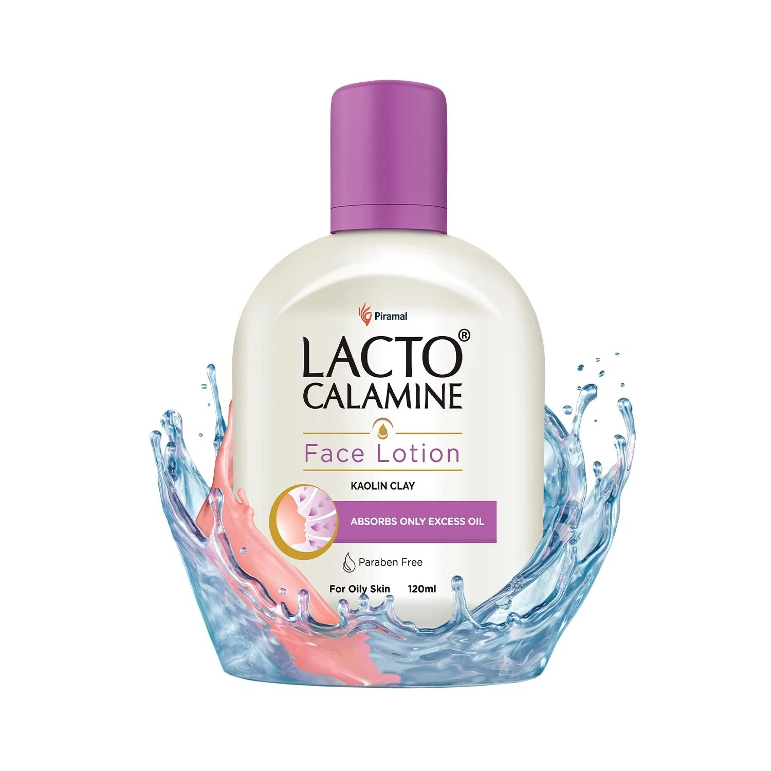 Lacto Calamine Face Lotion for Oil Balance - Oily Skin - 120 ml