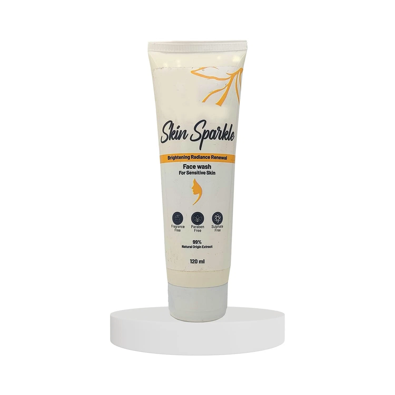 Skin Sparkle Brightening Radiance Renewal Face Wash for Sensitive Skin 120ml