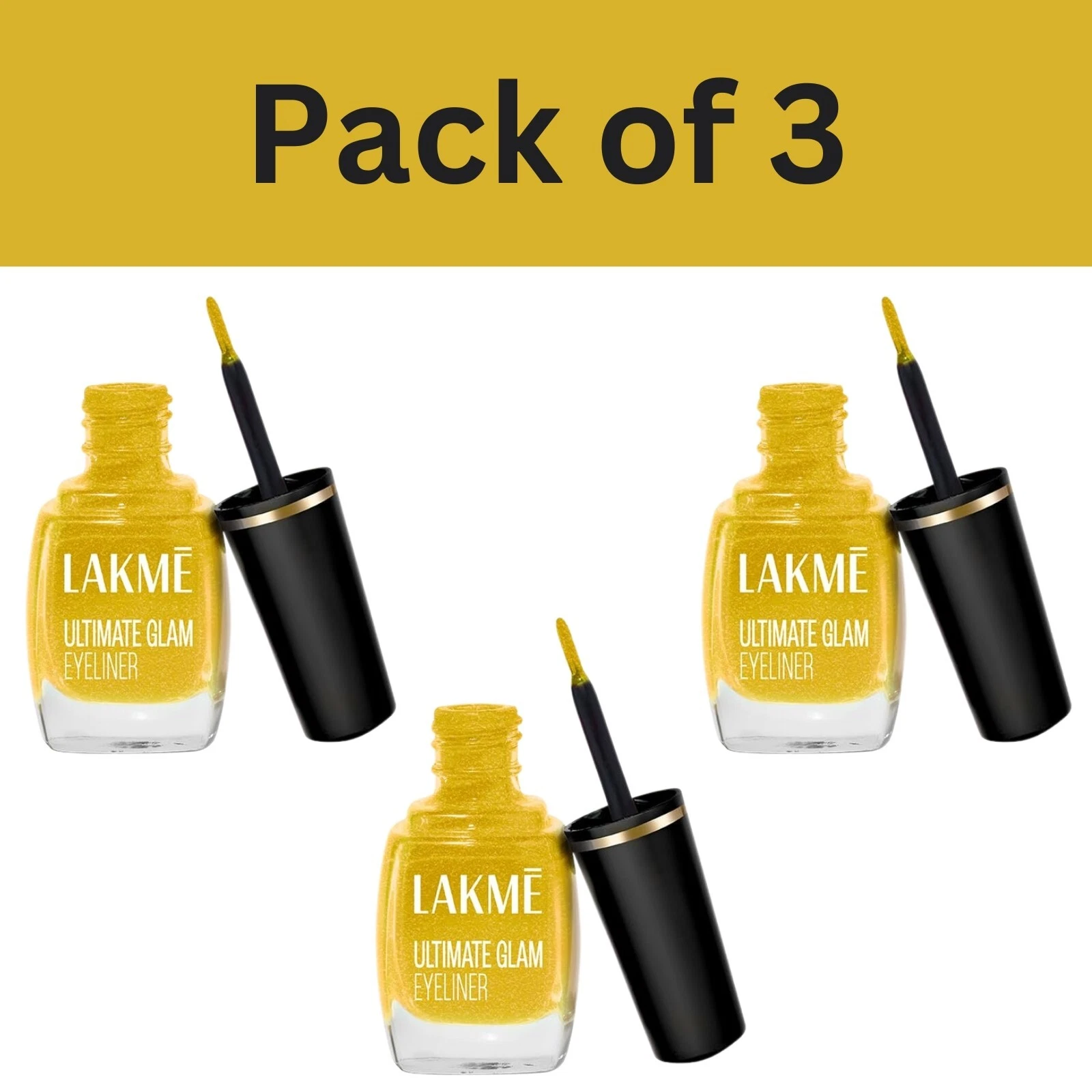 Lakme Ultimate Glam Semi-Matte Cream Eye Liner Semi Matte Golden 9ml