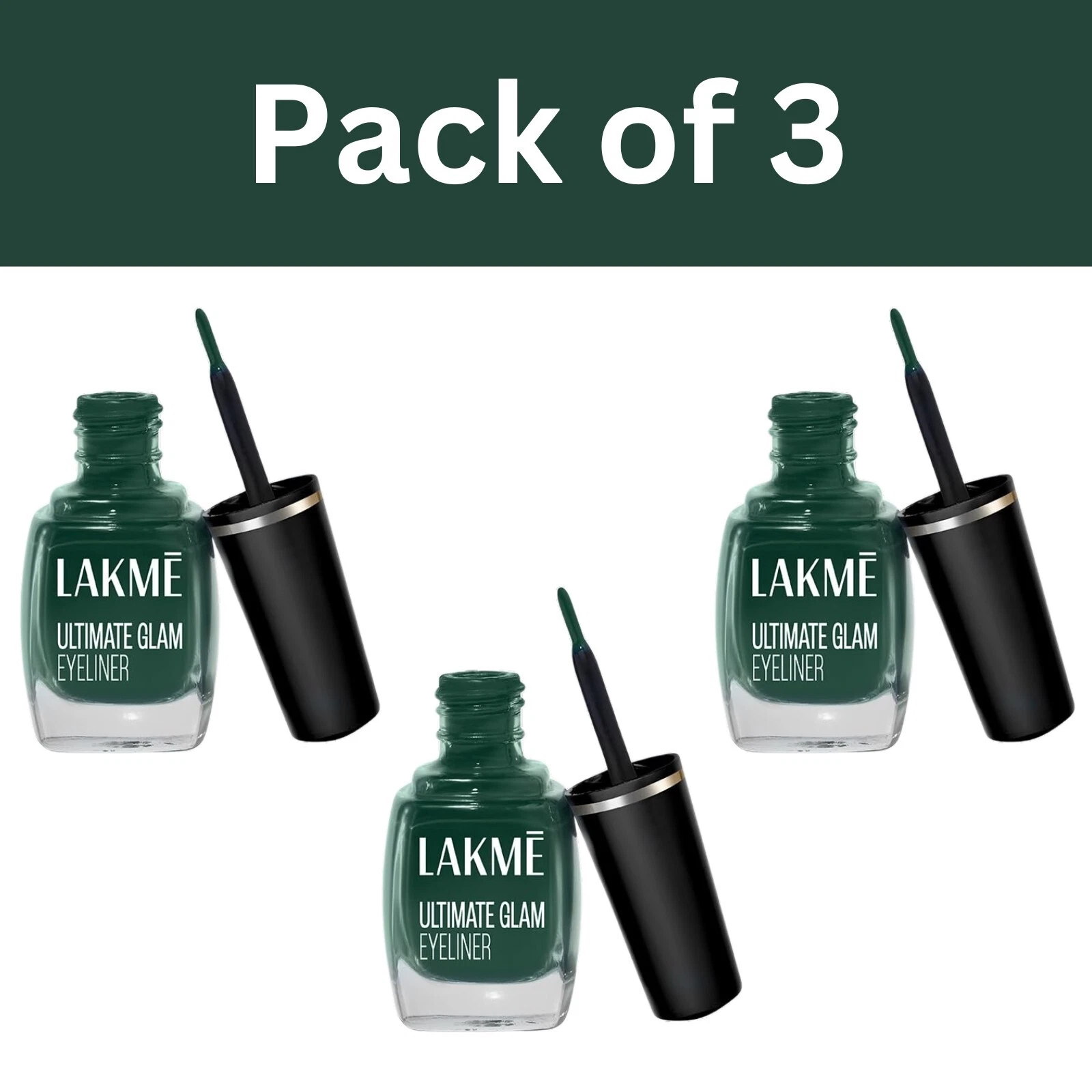 Lakme Ultimate Glam Semi-Matte Cream Eye Liner Semi Matte Green 9ml