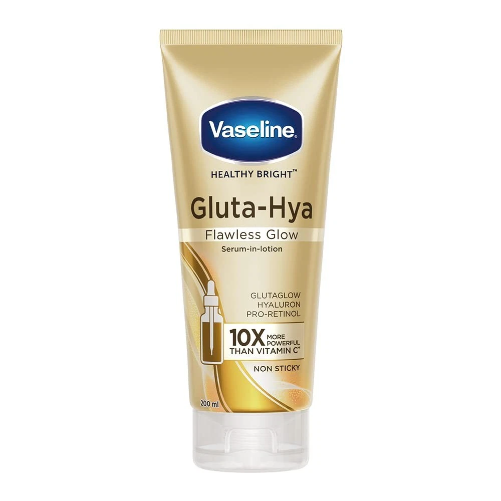Vaseline Gluta-Hya Flawless Glow, Serum-In-Lotion Boosted With GlutaGlow 200ml