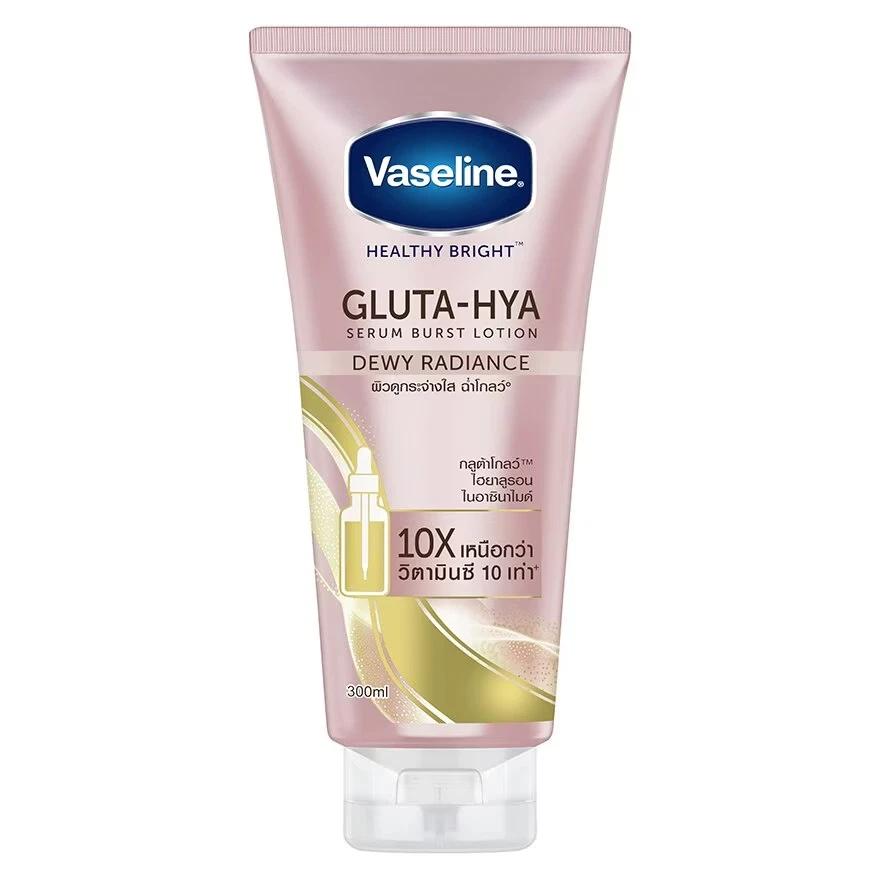 Vaseline Healthy Bright Gluta-Hya Serum Burst Lotion Dewy Radiance 300ml