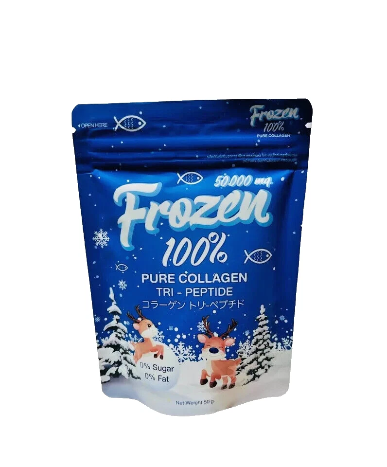 Frozen 100% Pure collagen powder 50,000mg Tri-peptide Improves Skin 50g