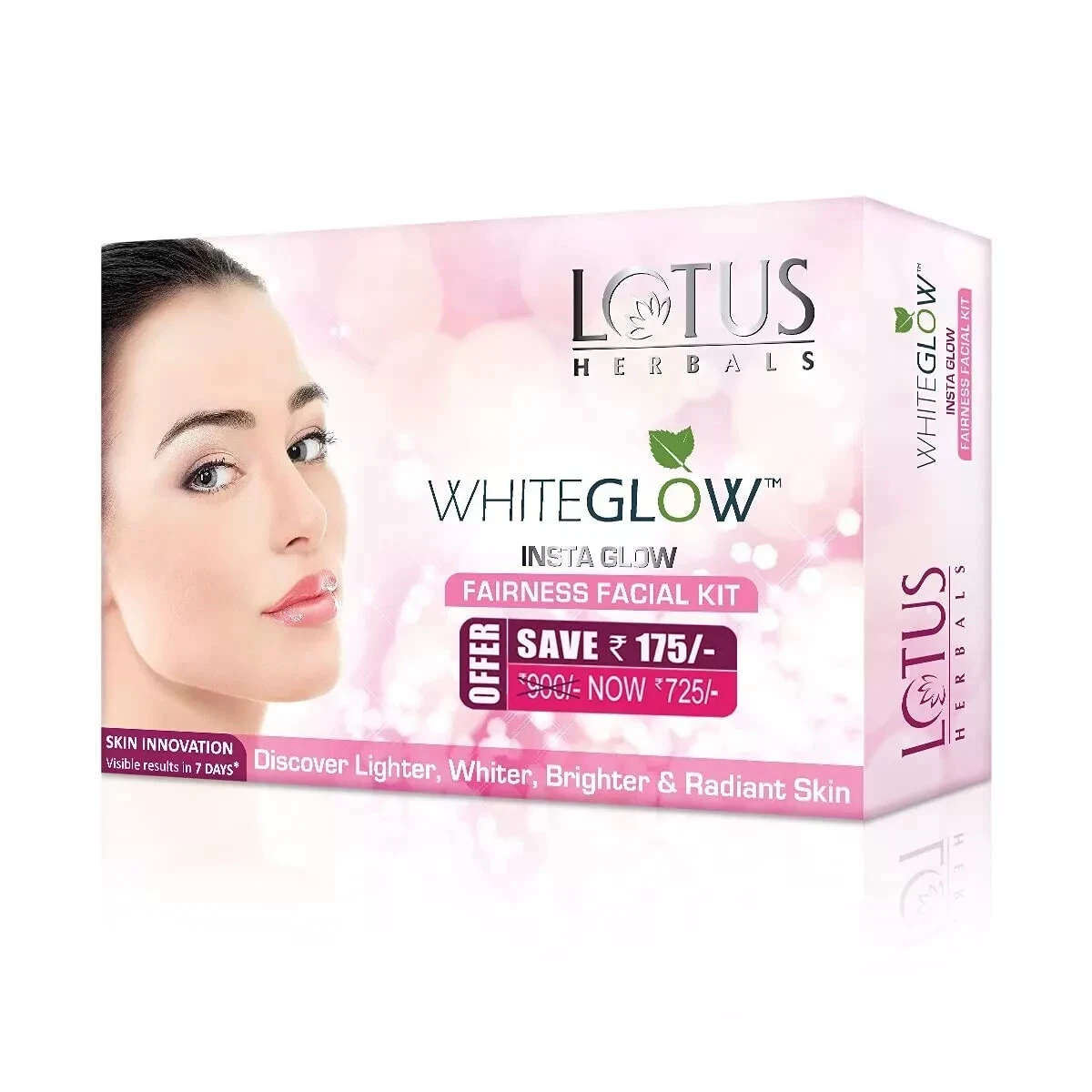 Lotus Herbals WhiteGlow Insta Glow 4 In 1 Skin whitening Facial Kit 160g