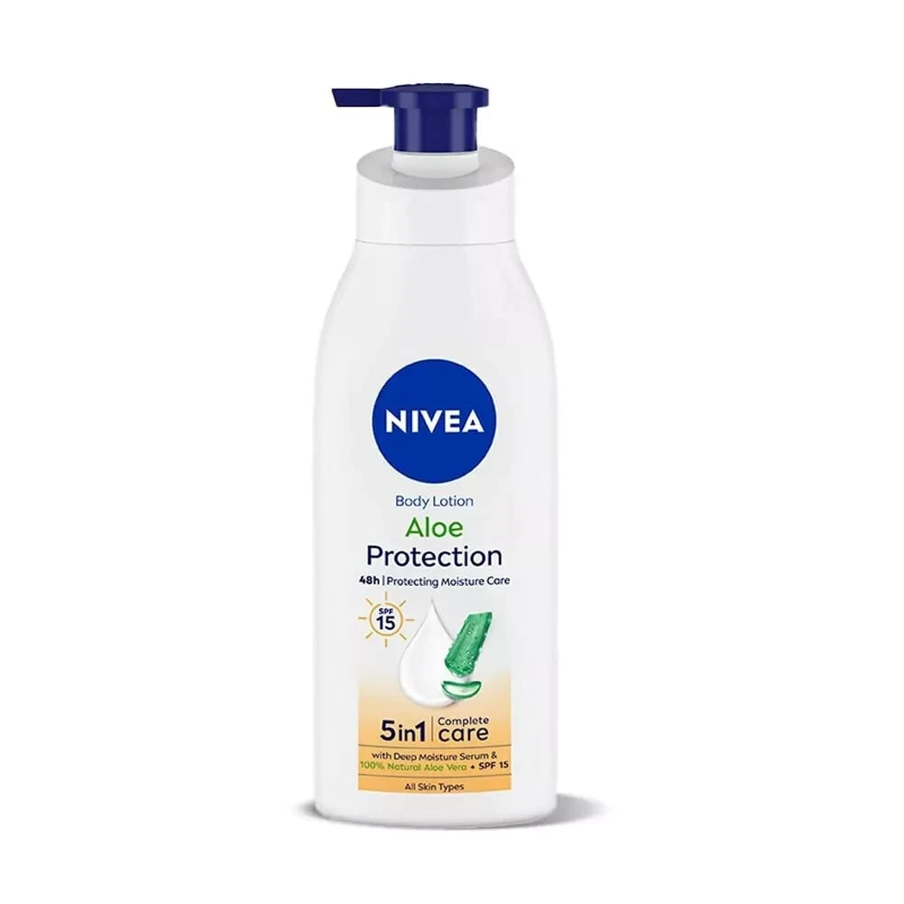 NIVEA Aloe Protection Body Lotionl with SPF 15 & Aloe Vera Extracts 400ml