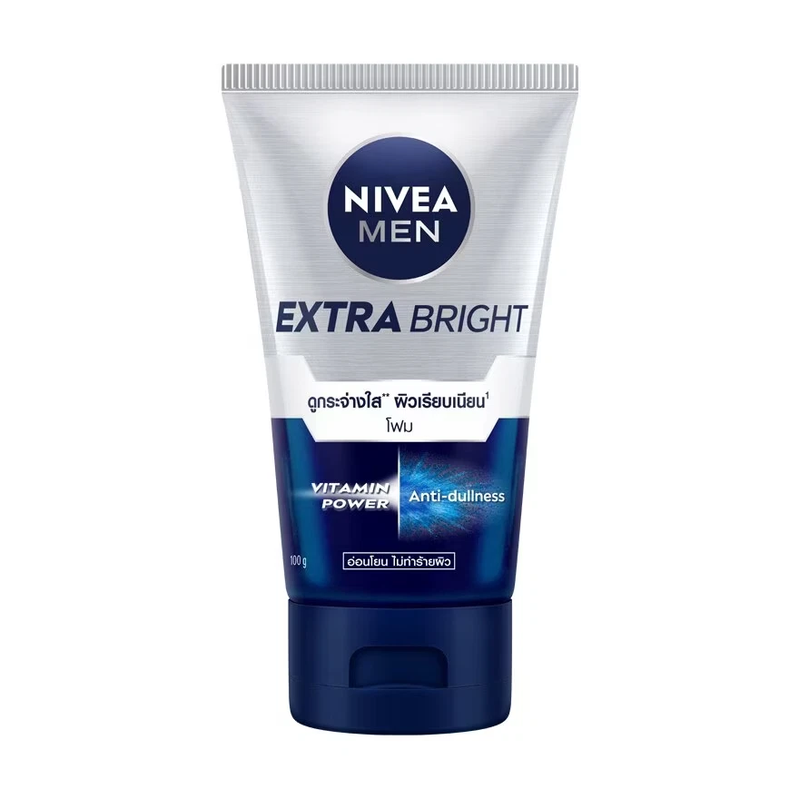Nivea Men Extra Bright Pore Minimizer & Anti Dullness Mud Facial Foam 100g