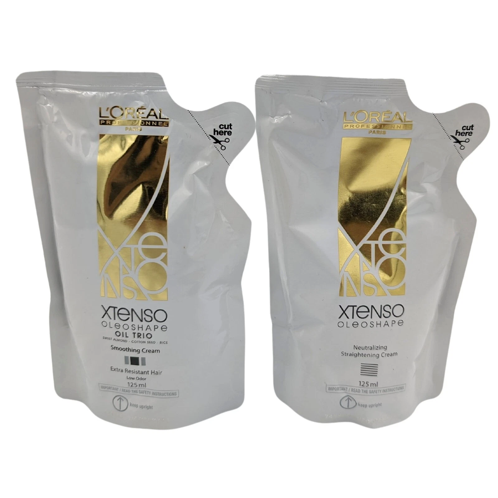 LOreal Xtenso Oleoshape EXTRA Resistant Cream BLACK 125ml + Neutralizing 125ml