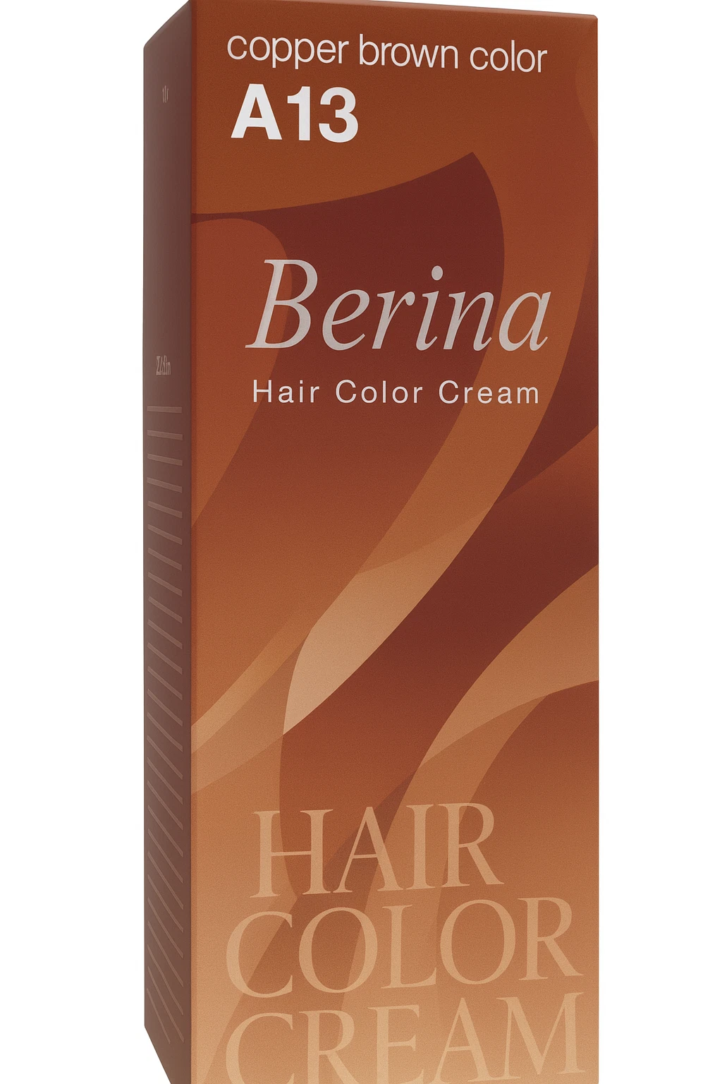 Berina Permanent Hair Color Cream A13 Copper Brown For Women & Men 60ML