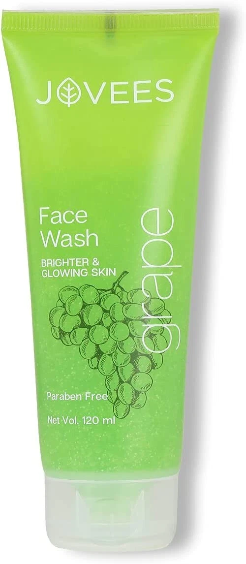 Jovees Grape Face Wash for Brighter & Glowing Skin 120 ml