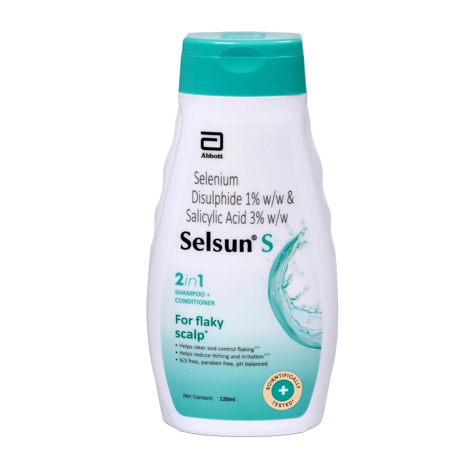 Abbott Selsun Selsun-S 2-in-1 Anti-Dandruff Shampoo + Conditioner 120ml
