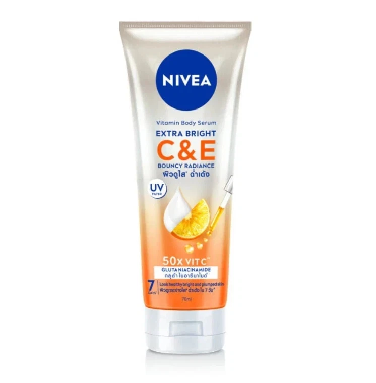 NIVEA Vita Body Serum Extra Bright C&E UV Filter Radiance Skin Care UV 300ml