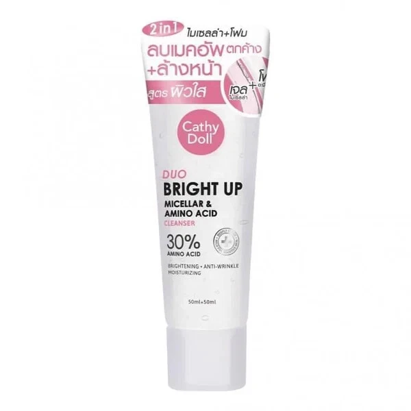 Cathy Doll Duo Bright Up Micellar Amino Acid Cleanser For refreshed Skin 100ml