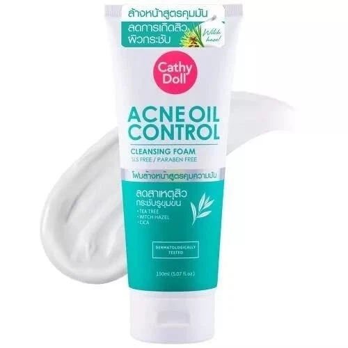 Cathy Doll Acne Oil Control Cleaning Foam For Remove Impurities & Dirt 150ml