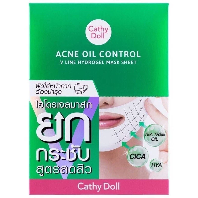 Cathy Doll Acne Oil Control V Line Hydrogel Mask Sheet Tighten The Chin Area 18g