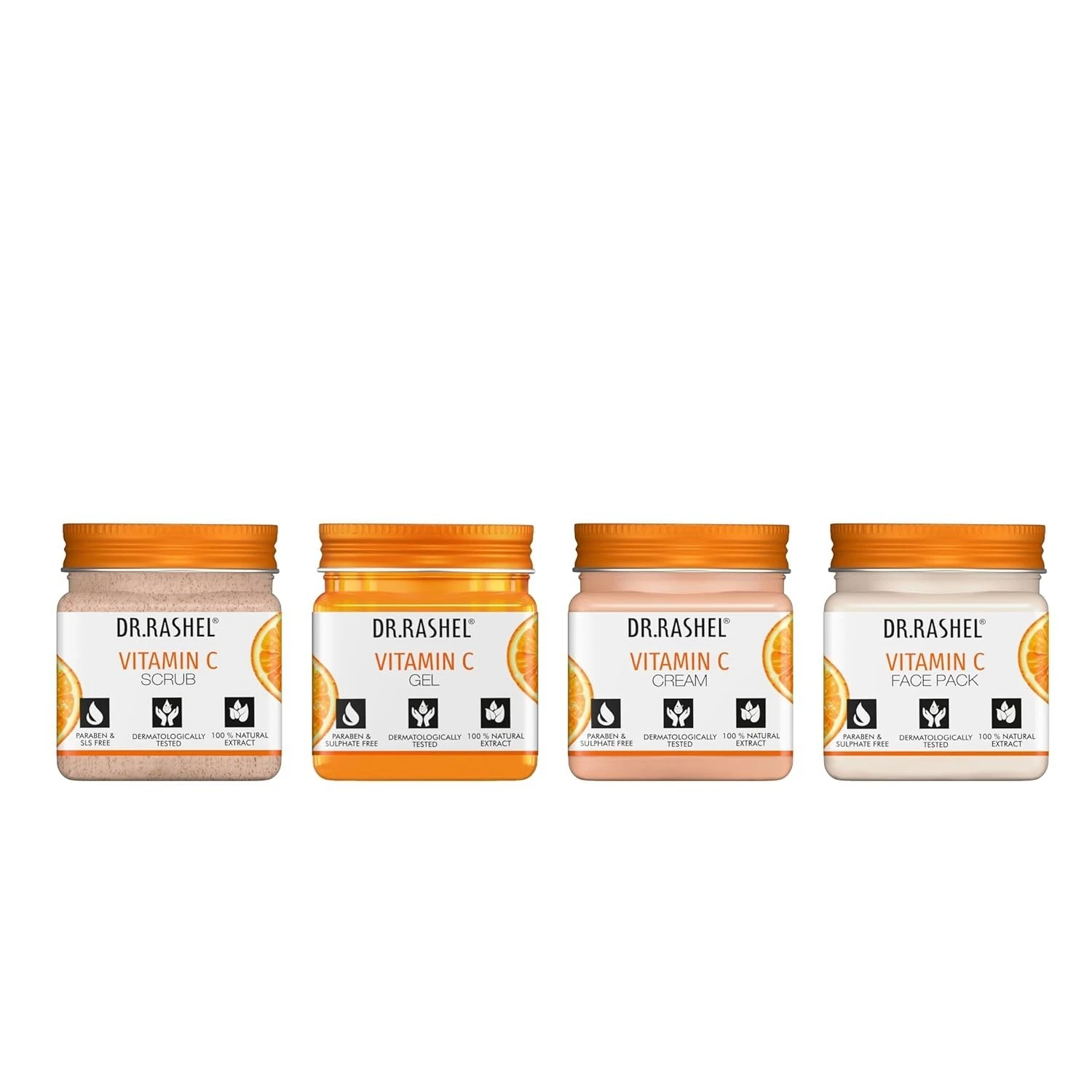 Dr. Rashel Vitamin C Facial Kit For Removes Impurities & Restore Skin Glow 1520g