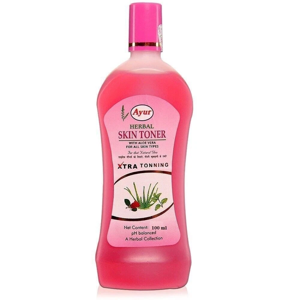 Ayur Herbal Skin Toner with Aloevera for All Skin type Natural Balance 1000ml