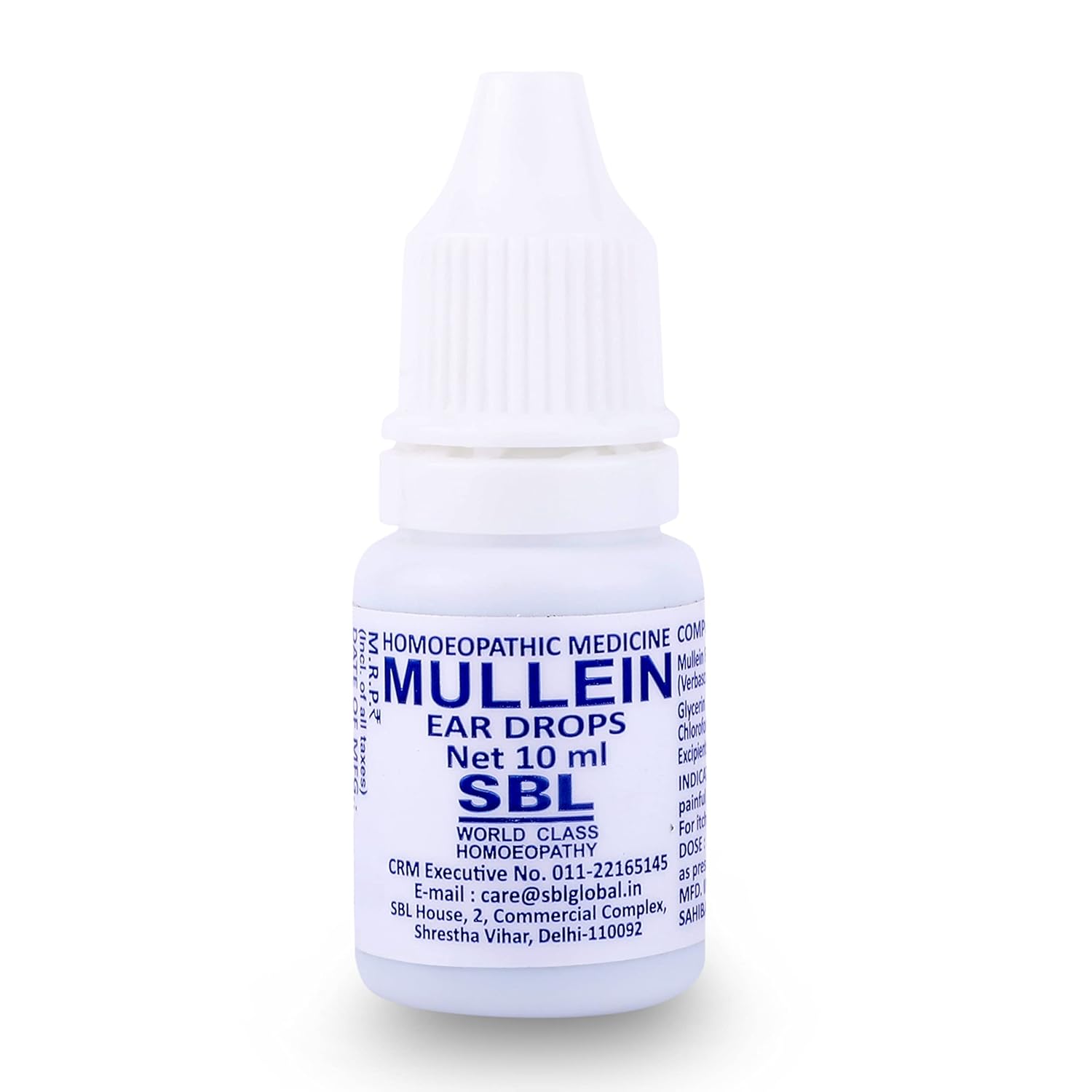 SBL Mullein ear Drops Homeopathic Effective Ear Cleaning 10ml