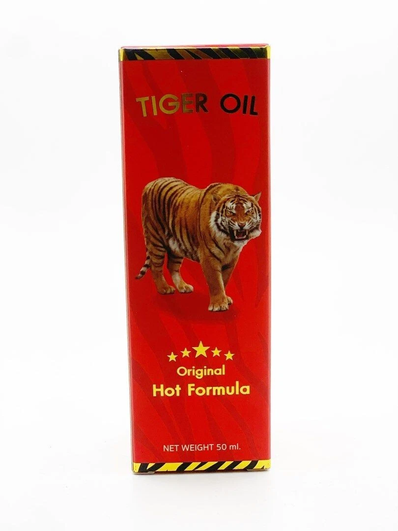 Red Tiger Oil Original Hot Formula Green Seven Thailand For Muscle Pain 50ml
