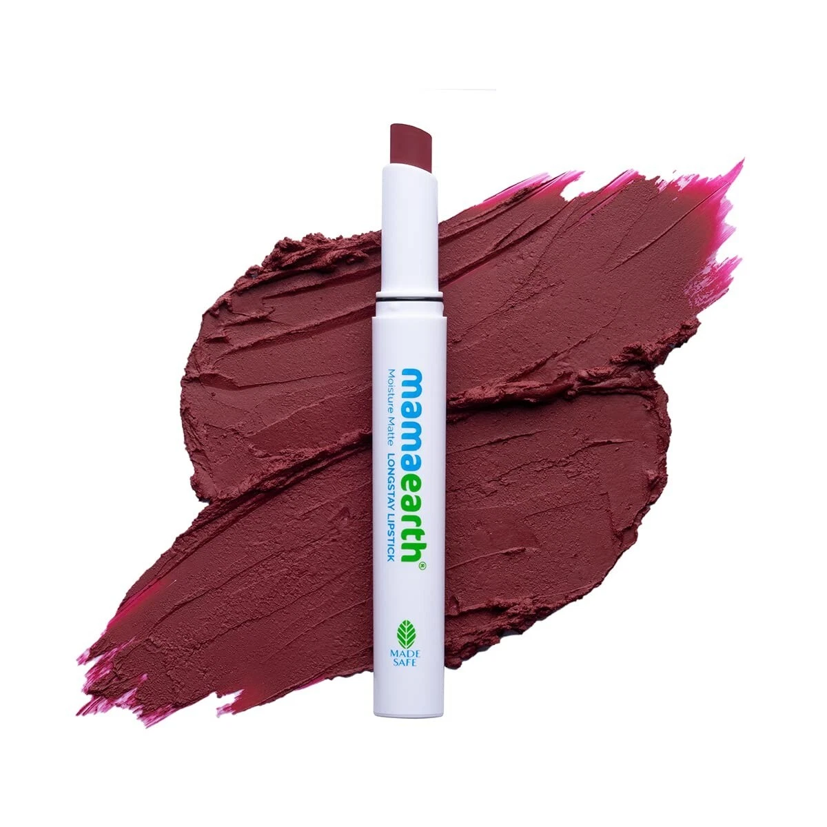 Mamaearth Moisture Matte Longstay Lipstick with Avocado Oil - Plum Punch 2g